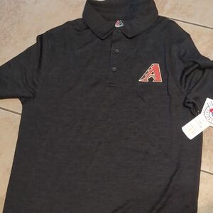 Fanatics Black Kids Polo Shirt with Logo